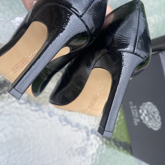 Vince Camuto Glossy Black Heels - Picture 7 of 12